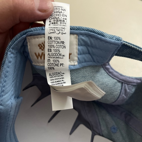 NWT - Billabong x Wrangler Denim Baseball Cap - Adjustable - Picture 11 of 12